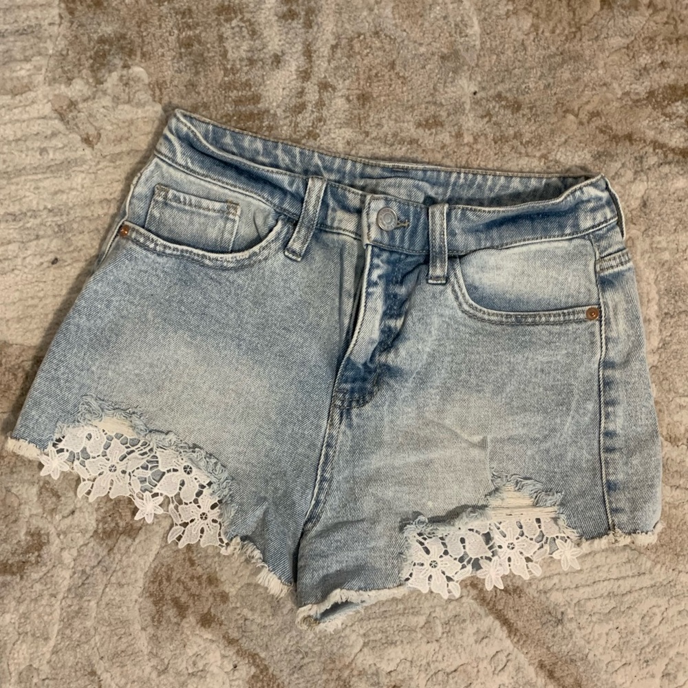 Light Denim Shorts (size 4)